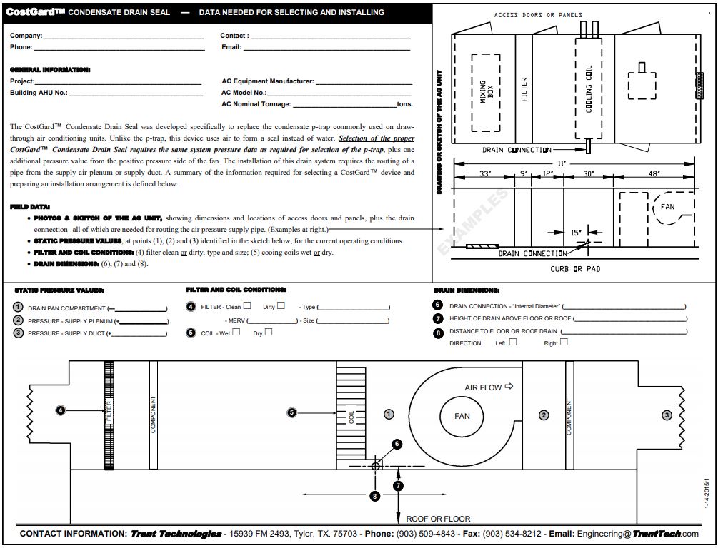 Click to Enlarge: Data Needed Form